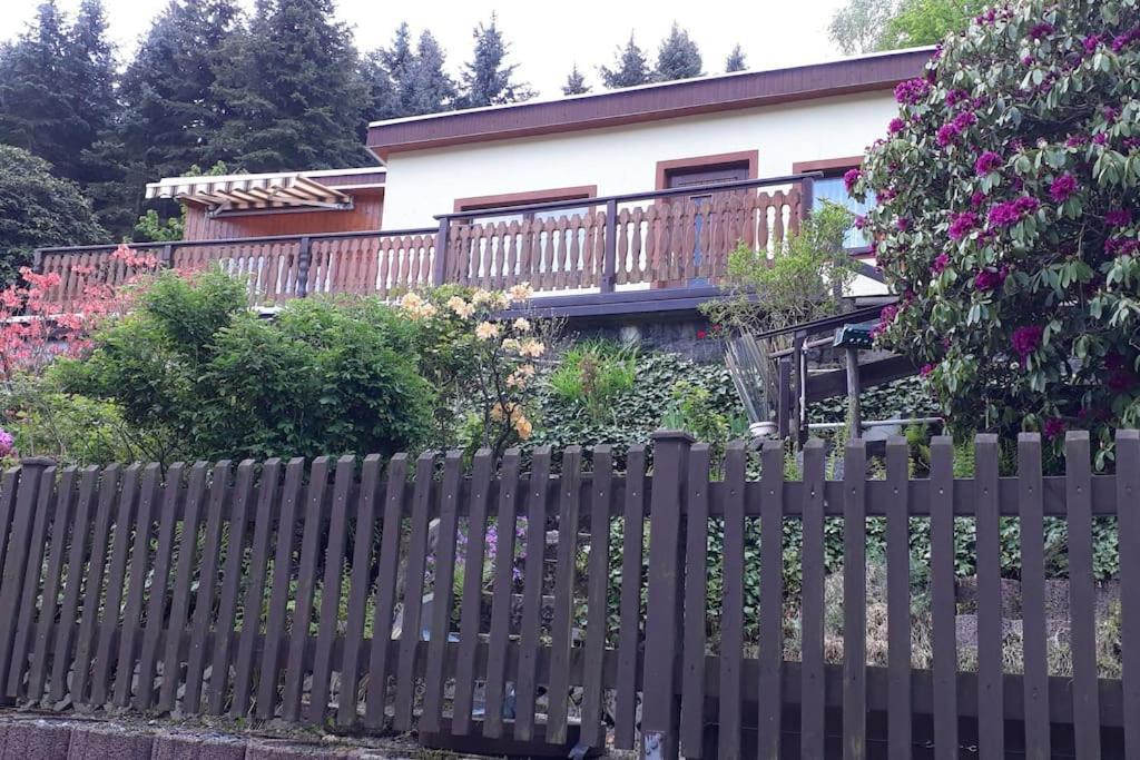 Bungalow Bluehende Oase Sebnitz Exteriér fotografie